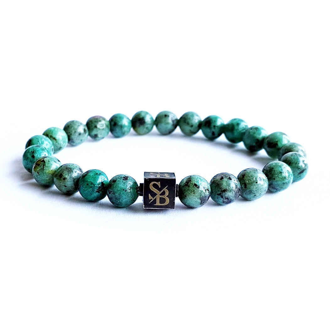 Aqua Terra Stones (8mm) - Stoney Bracelets product image