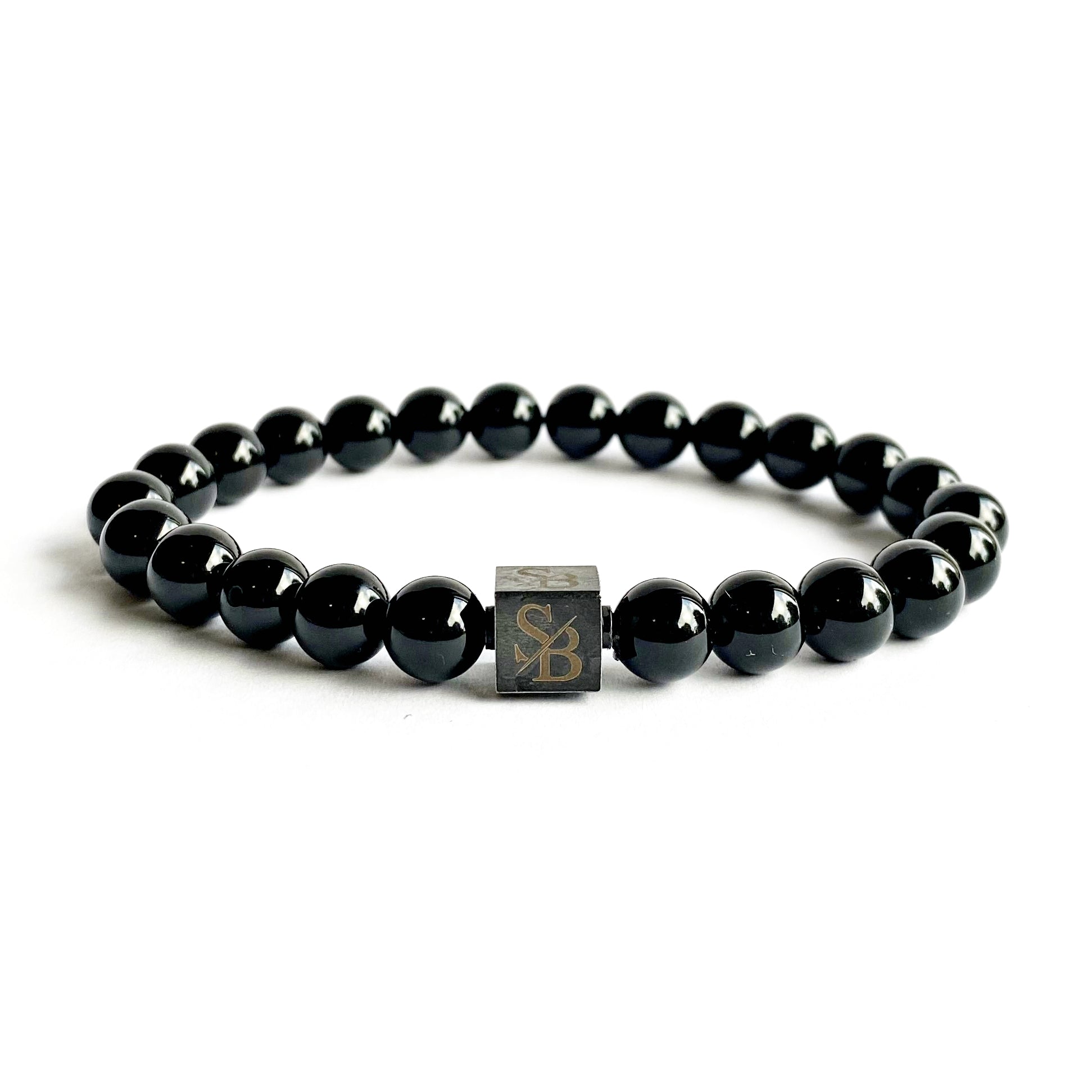 Obsidian Stones (8mm) - Stoney Bracelets product image