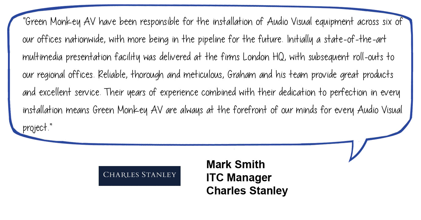 Charles Stanley PLC testimonial