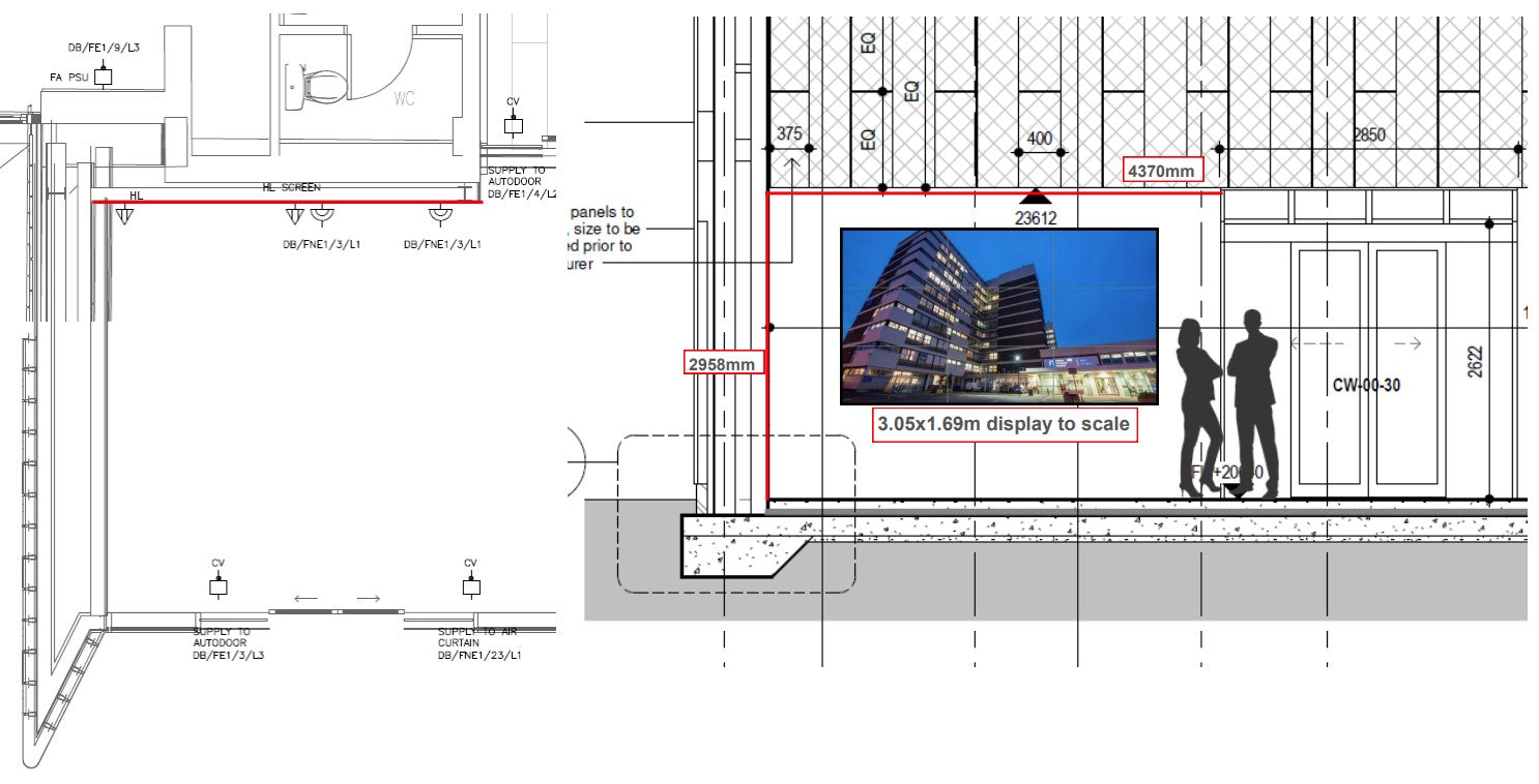 Schematic showing option 2 in situ in customers location