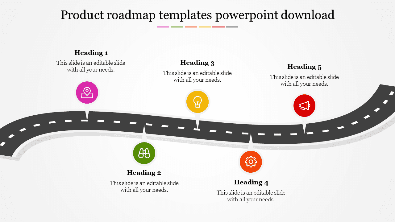 roadmap template powerpoint