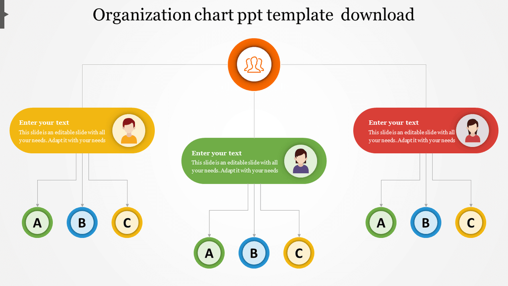 organisational chart template powerpoint