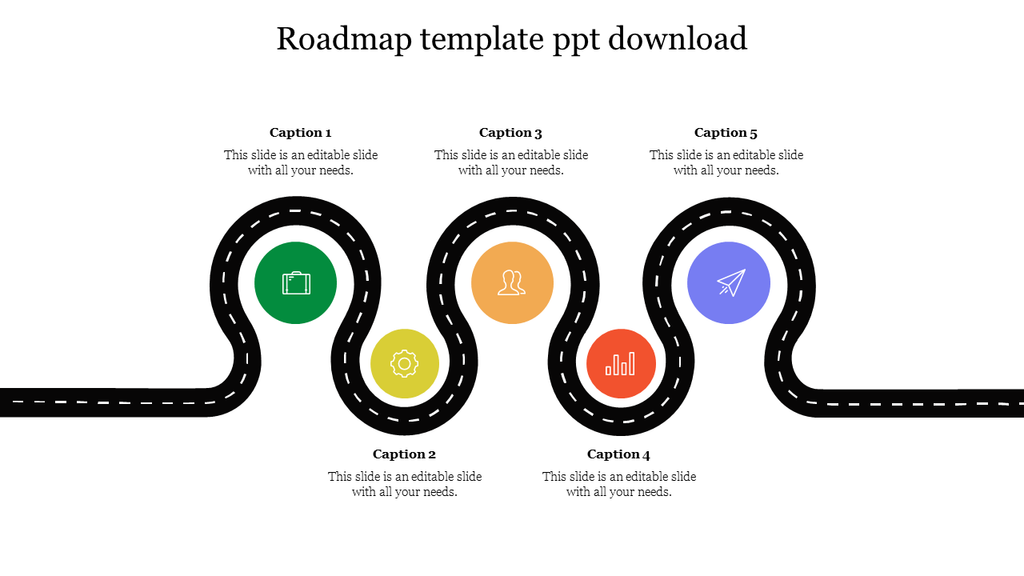 roadmap template powerpoint