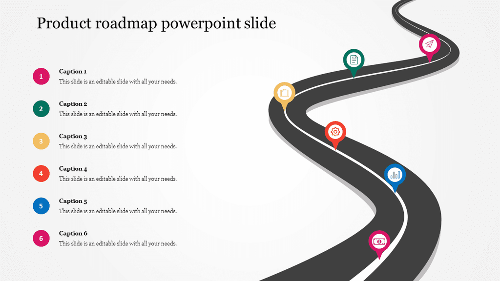 Powerpoint дорожная карта