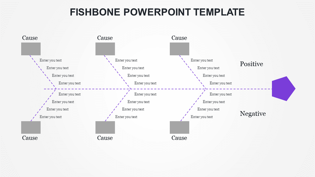 ishikawa fishbone diagram template ppt