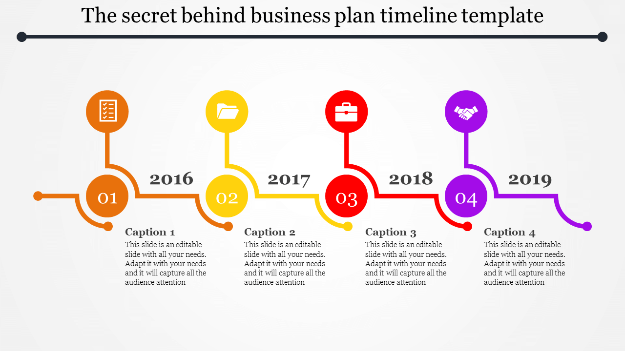 timeline graphic for powerpoint