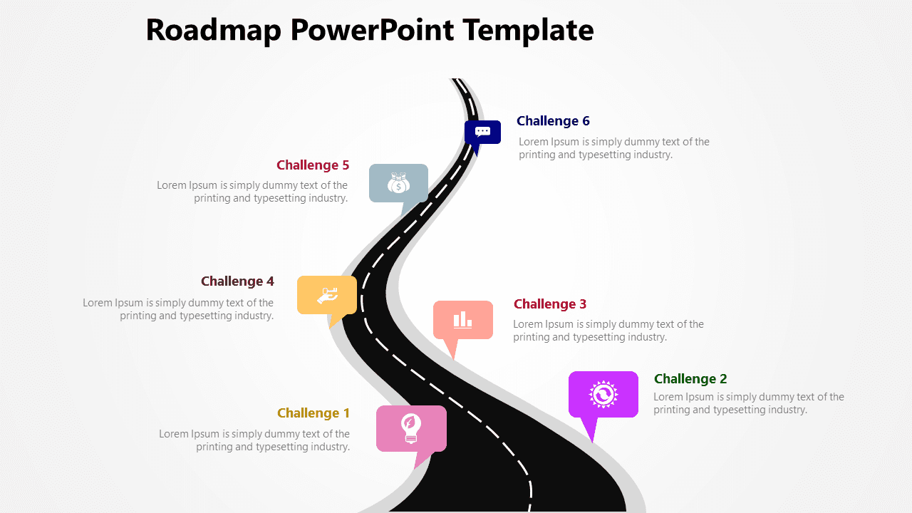 roadmap powerpoint slide