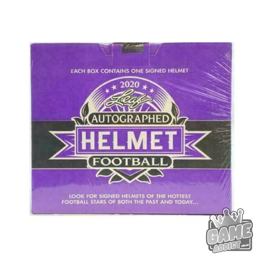 2020 leaf autographed mini football helmet