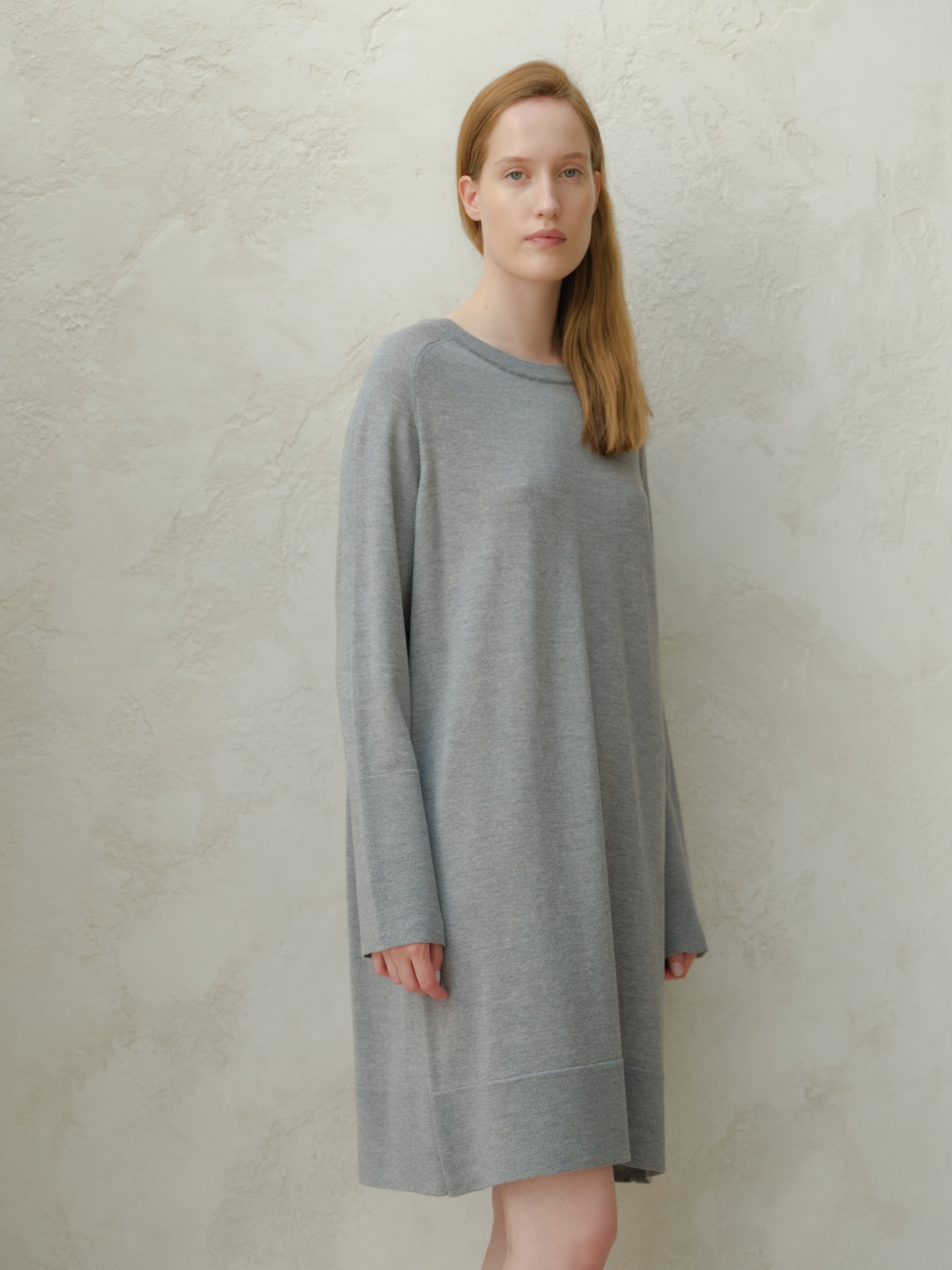 Extra Fine Merino Crewneck Dress - LÈMME product image