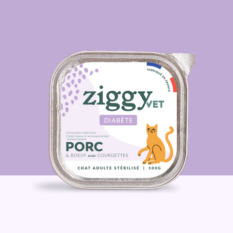 pâtée pour chat diabétique Ziggy