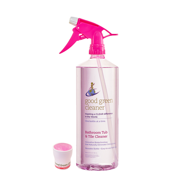 Refillable Bathroom Cleaner Spray Kit