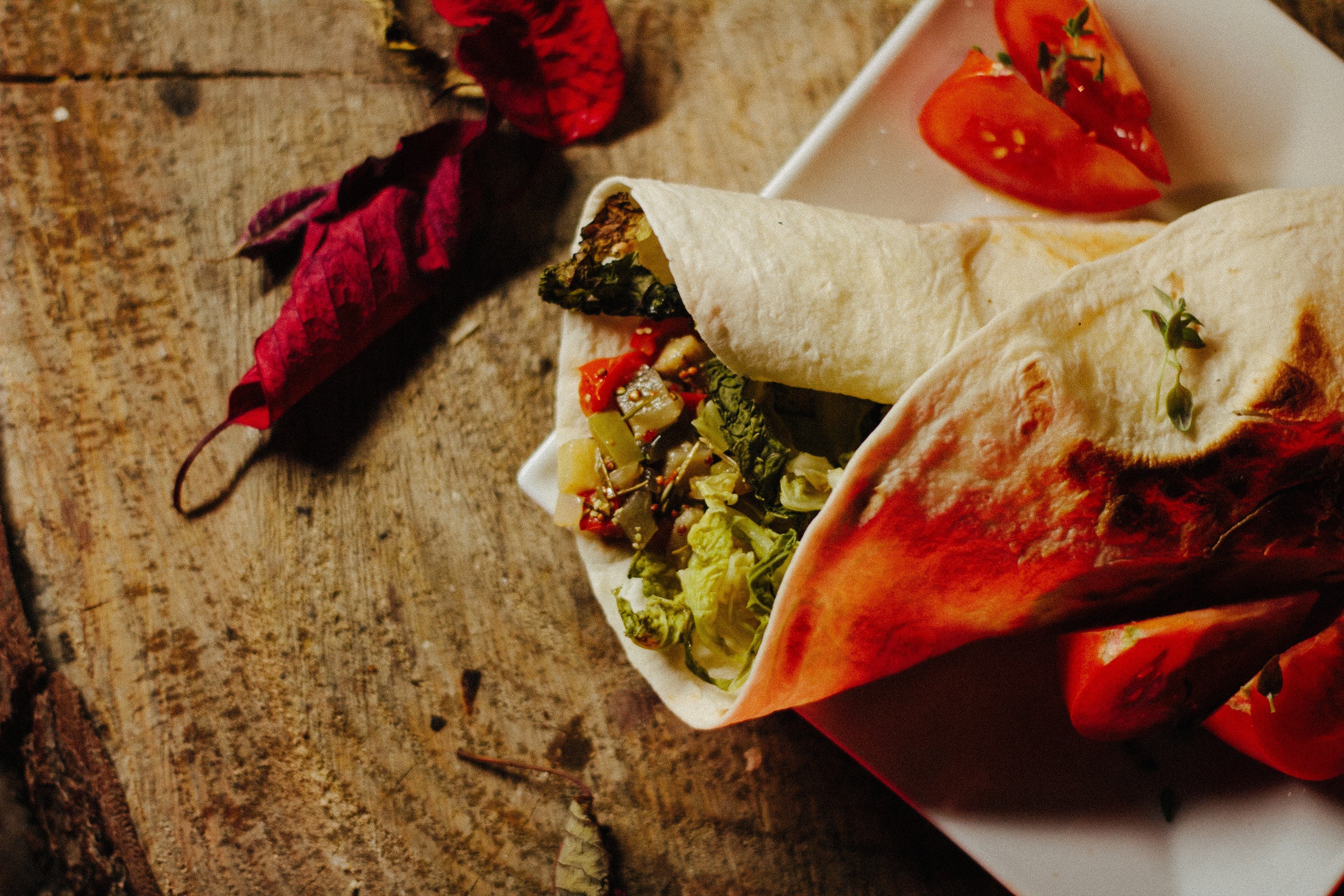 A plant-based high protein wrap 
