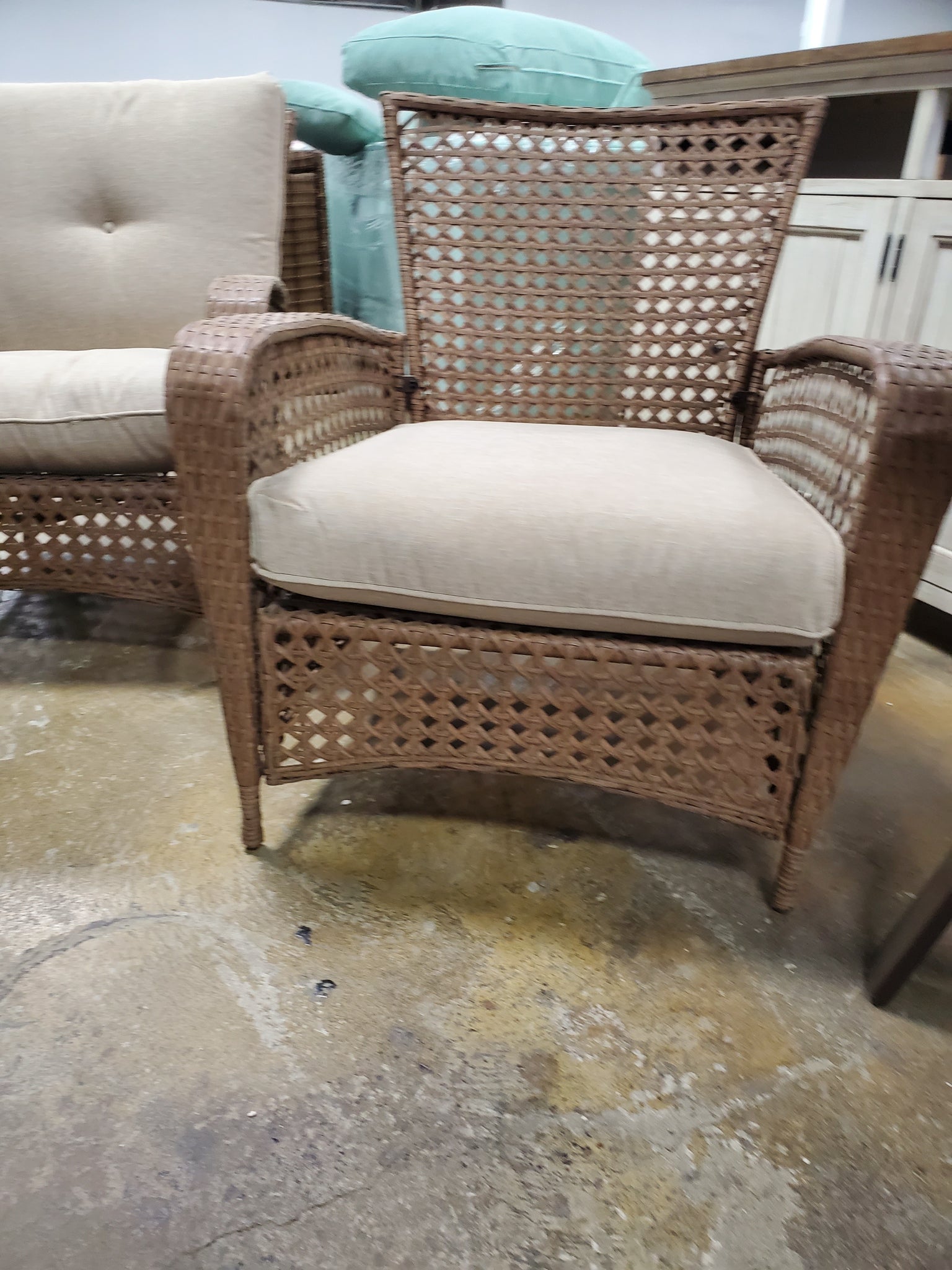 edwards patio chair with cushions