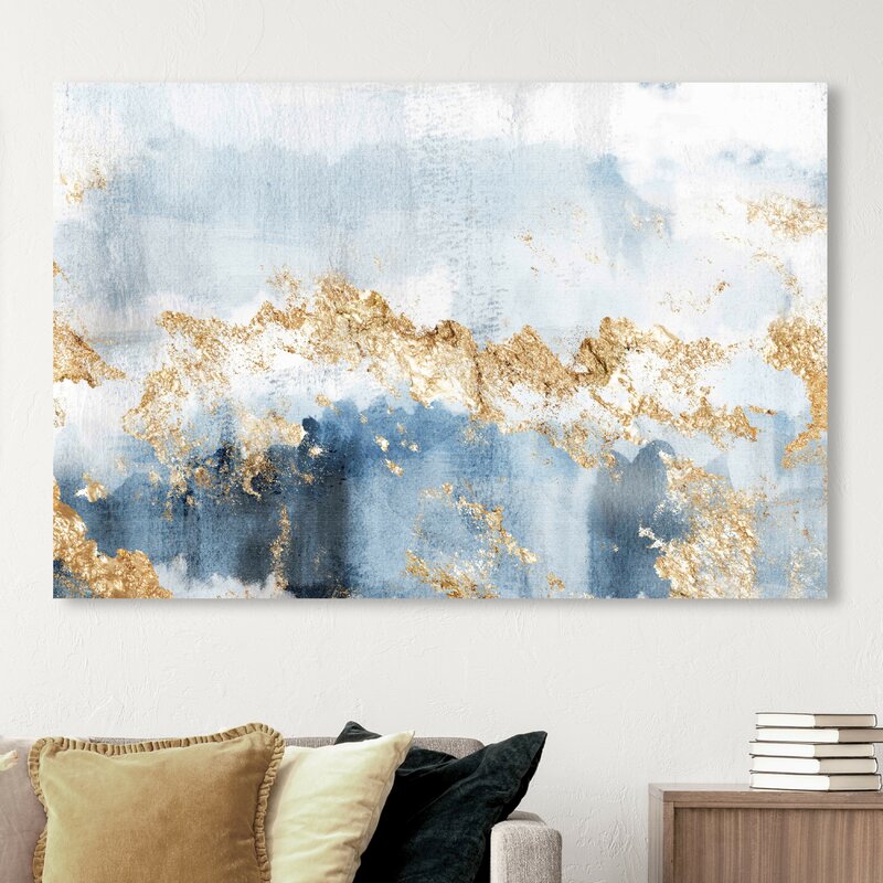 'Eight Days a Week Abstract' - Wrapped Canvas Painting Print 7300
