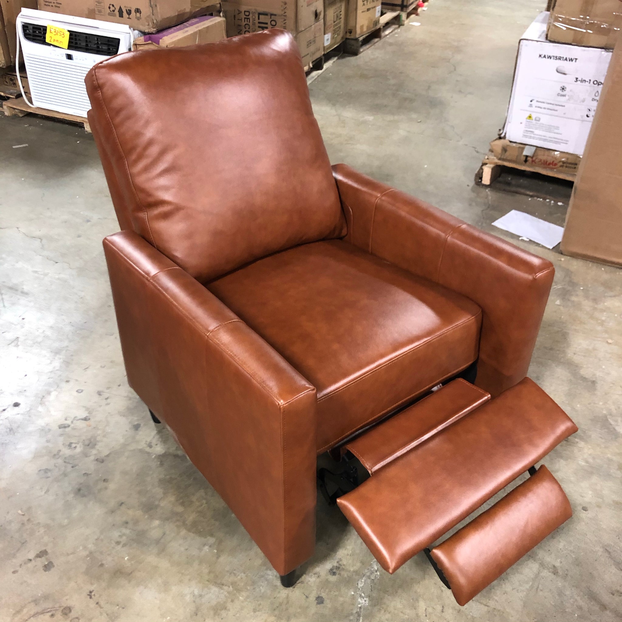 crestview leather recliner