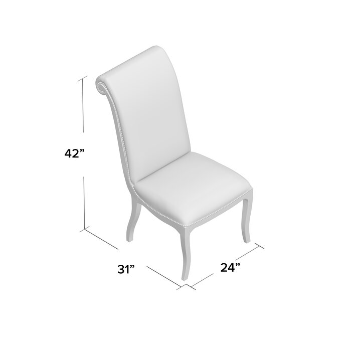 baypoint linen upholstered side chair