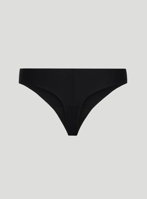 JIV ATHLETICS Coffee High Rise Thong - OG Fabric