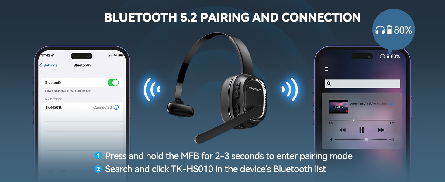 Bluetooth 5.2 Connection
