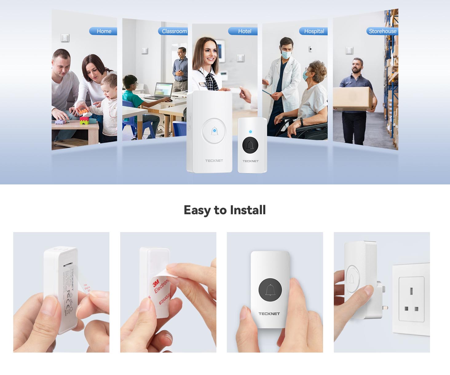 TECKNET Wireless Doorbell