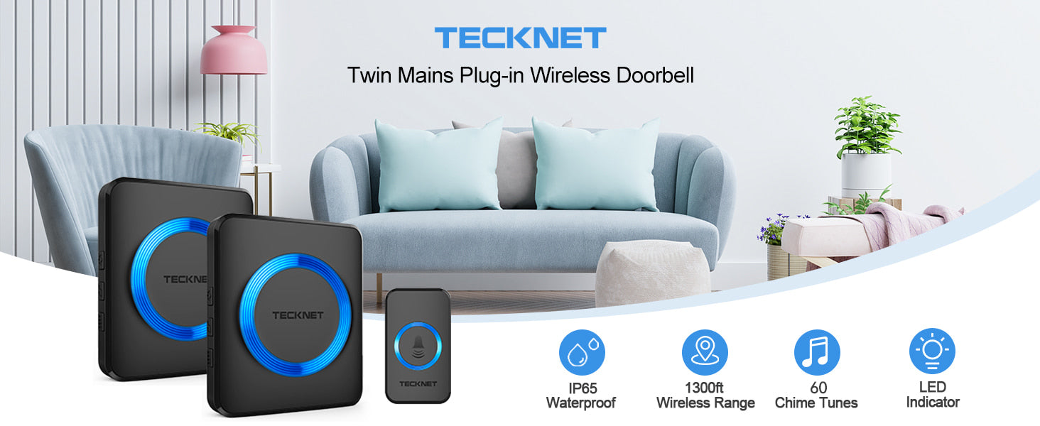 TECKNET Wireless Doorbell