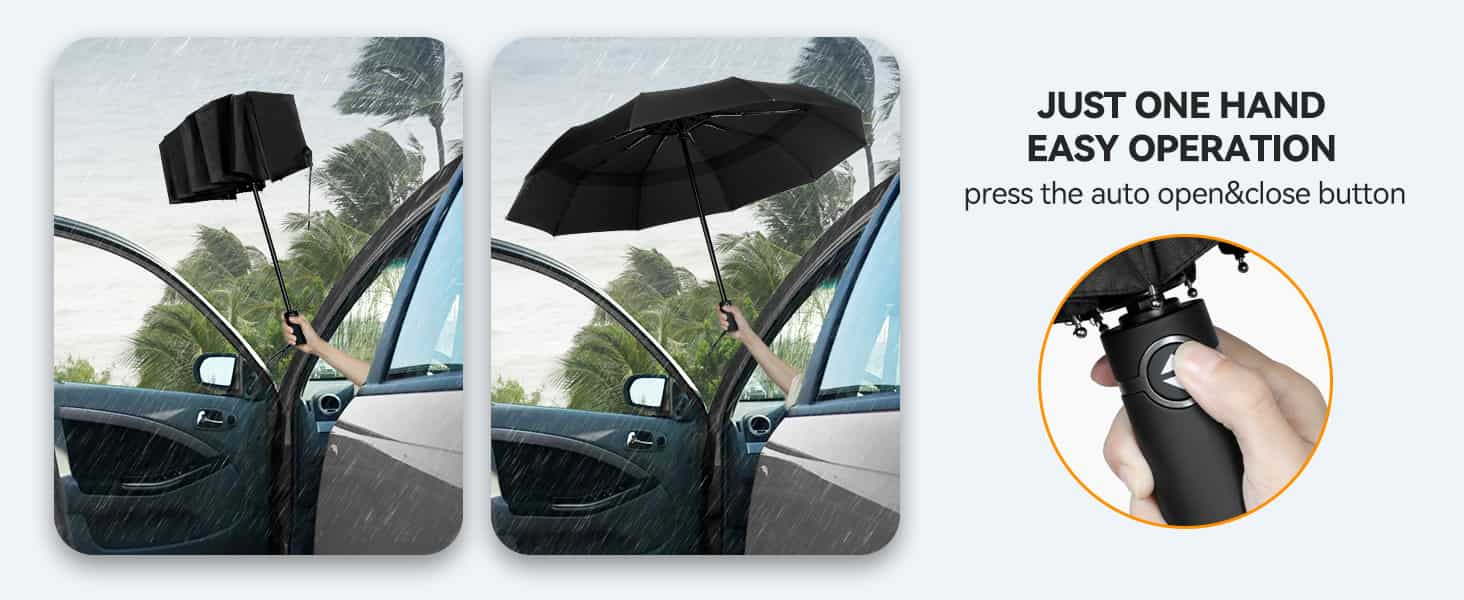 Large Wind Resistant Umbrella