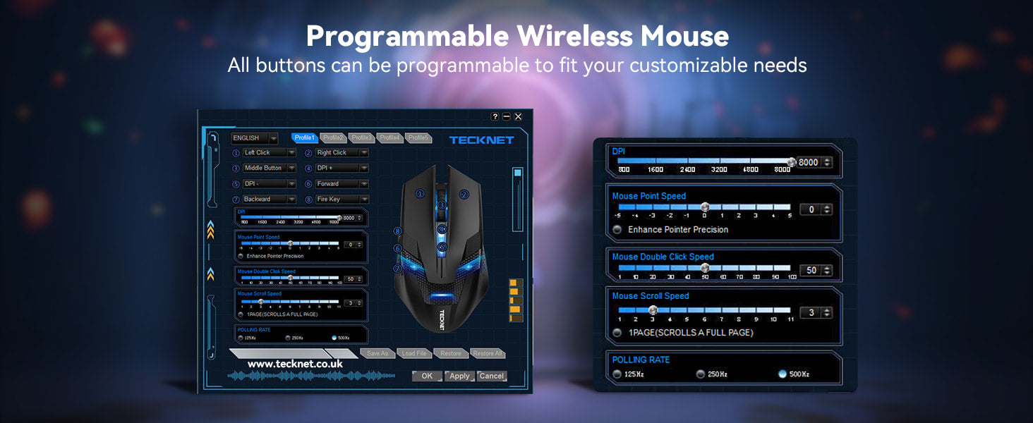 Wireless Gaming Mouse