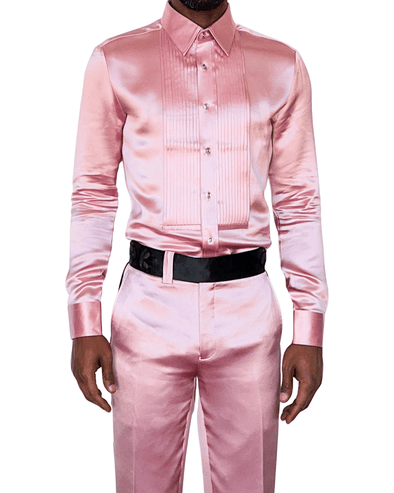 Bryson Pink Tuxedo Shirt