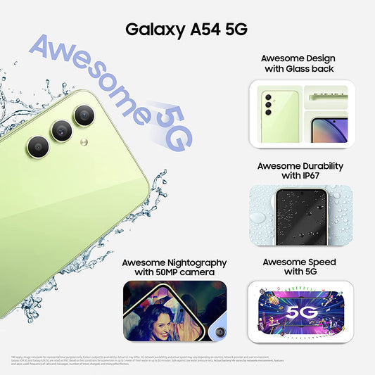 Celular Samsung Galaxy A54 5G 256GB Lime