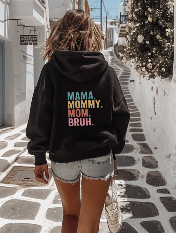 ALL THE MAMA'S HOODIE - BLACK