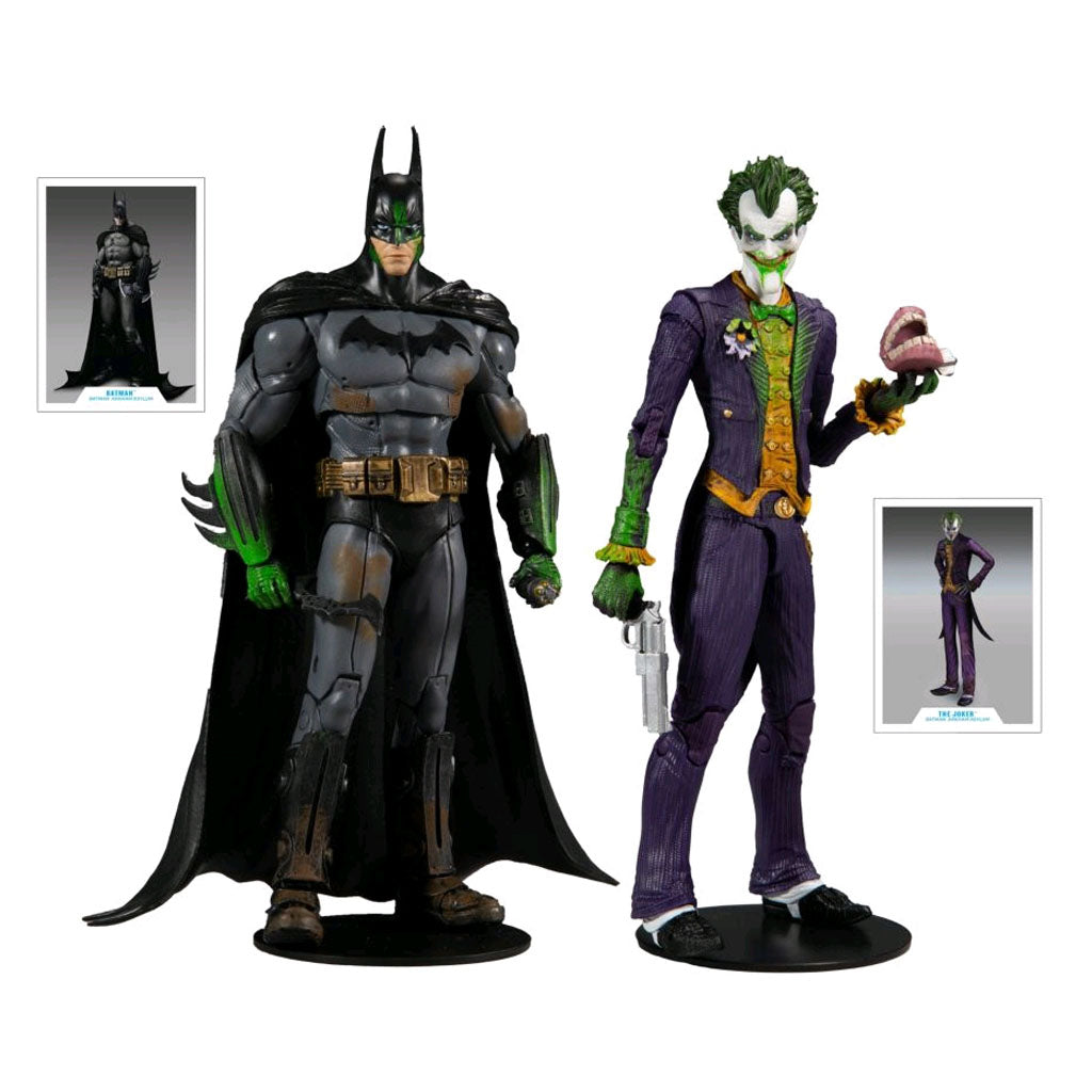 Batman Arkham Asylum - Batman & Joker 7 Inch Action Figure 2-pack - Comic  Book Factory