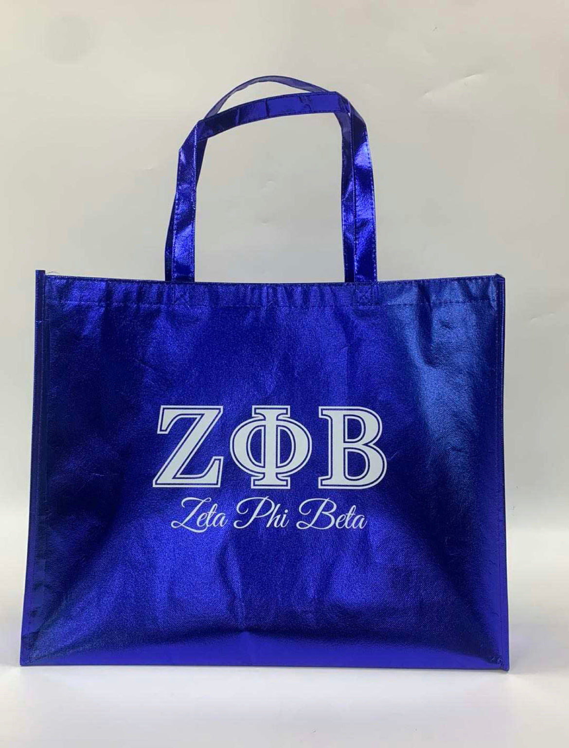 NEW DESIGNS -Zeta Phi Beta- shining tote