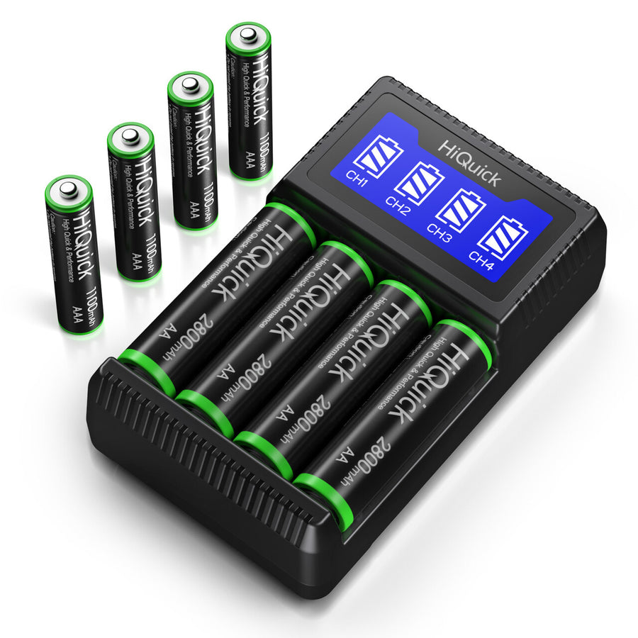 Manuel d'utilisation du chargeur de batterie EBL 906-4D D Cells 10000mAh