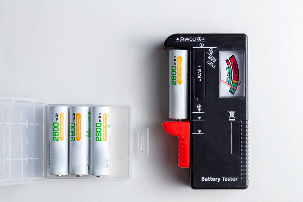 battery testing with rechargeable batteries