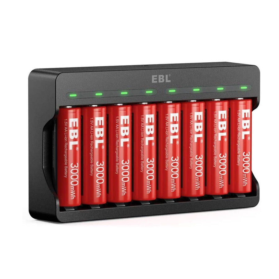 Buy 1.5V Li-ion USB Rechargeable AA Batteries online – EBLOfficial