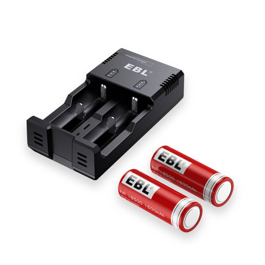 Chargeur de batterie USB Indicateur LED intelligent pour 26650