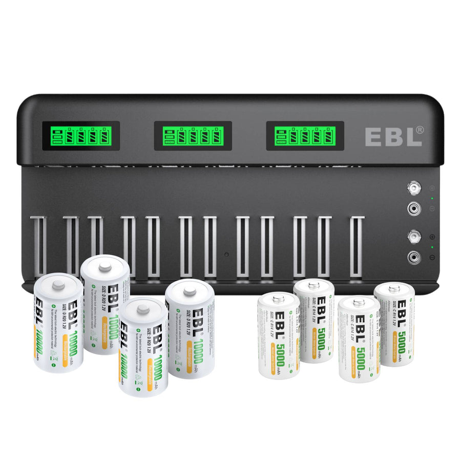 Buy EBL 2500mAh AA Rechargeable Batteries Online - EBLOfficial