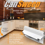 Cansweep underbench sweeper point