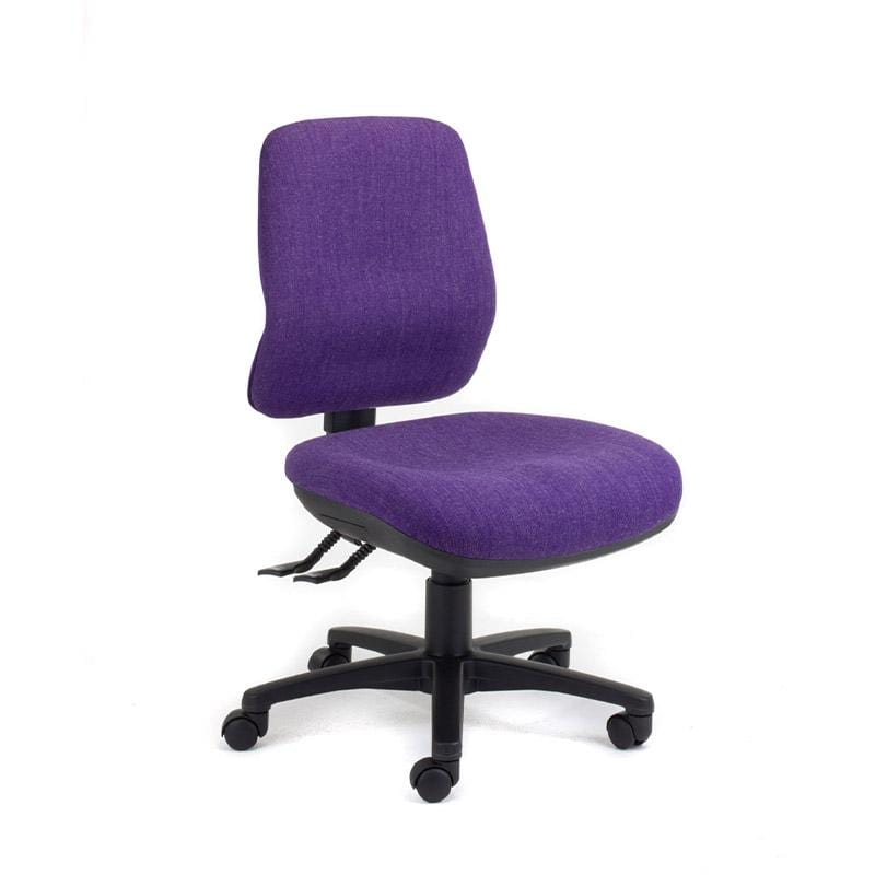 purple task chair with arms