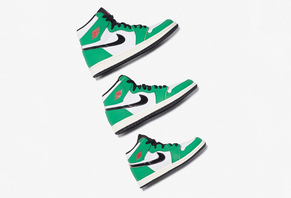 green and black jordan 1 preschool