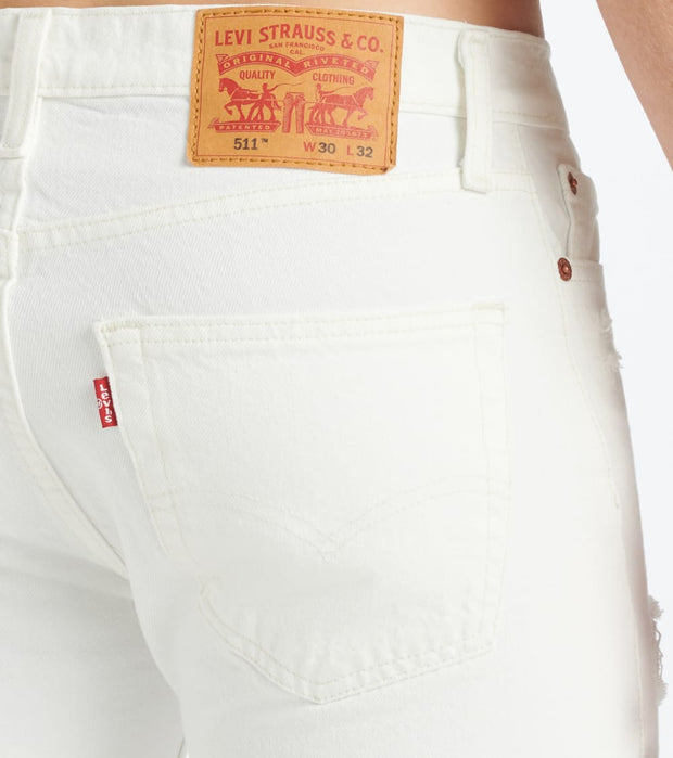 levi's 511 white jeans