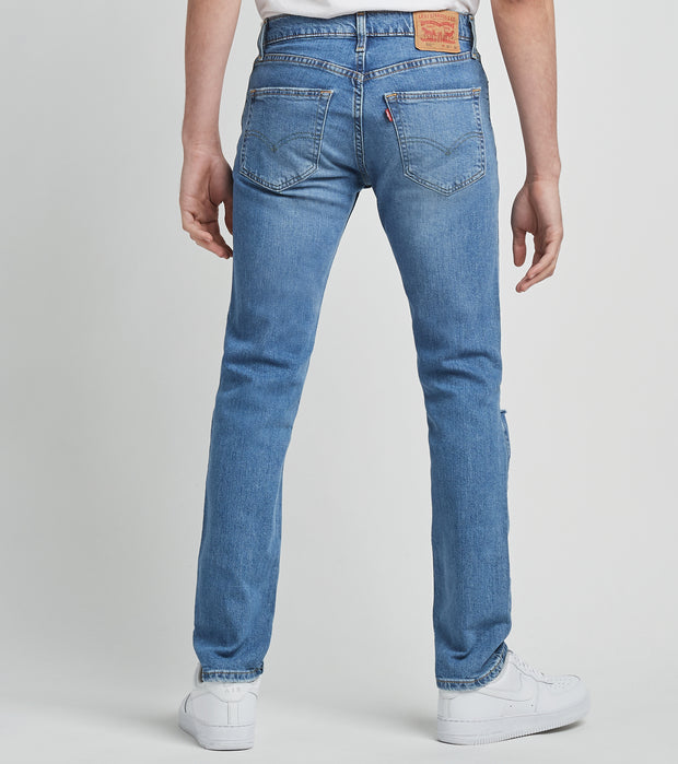 4907 | 04511L32 - ImlaShops - Levis 511 Slim Fit Eco Performance Jeans L32  (Blue) - flag print cotton shorts