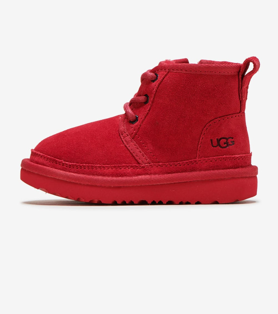red lace up ugg boots