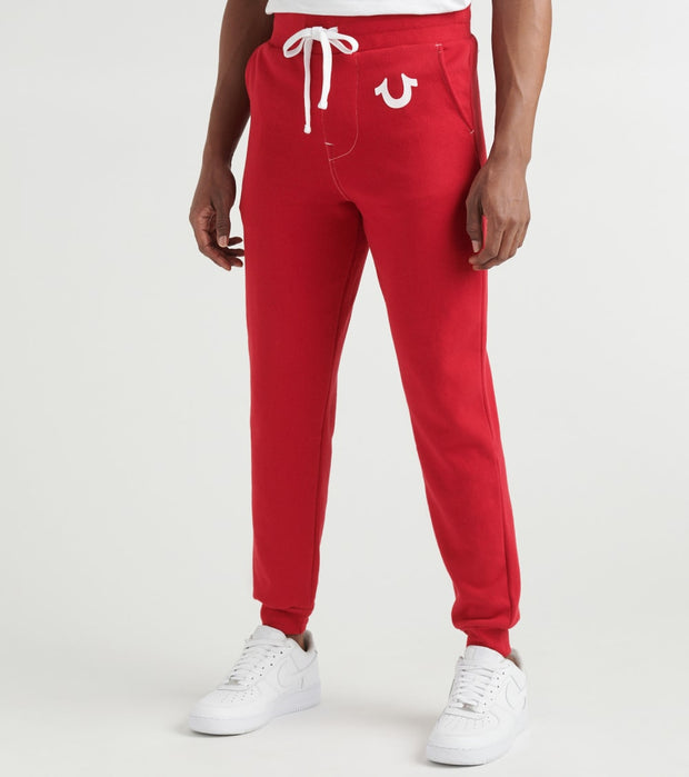 red true religion sweatpants