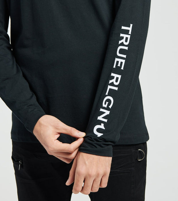 true religion black long sleeve