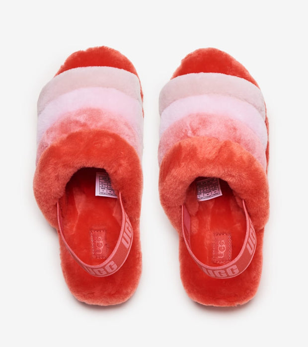 multicolor ugg fluff yeah slides