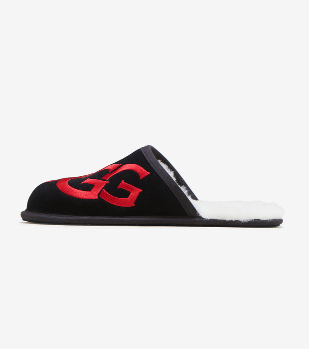 ugg scuff logo slippers