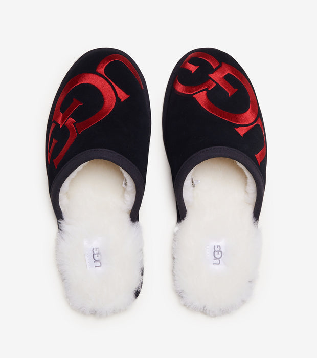 ugg scuff logo slippers