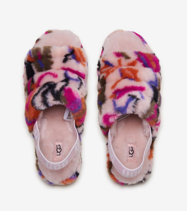 ugg fluff yeah motlee slide slipper