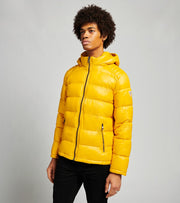 yellow guess windbreaker