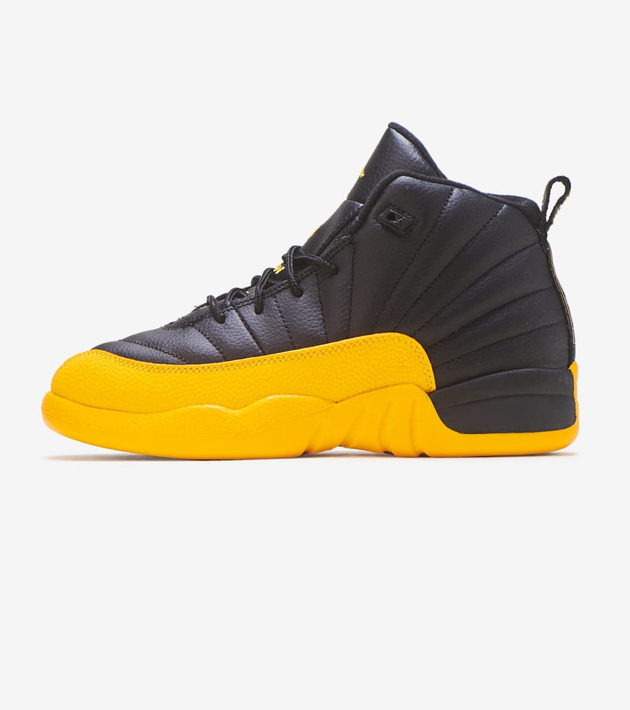 jordan 12 retro black and university gold